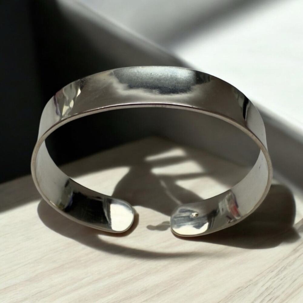NWT- Cest Beau 1872 Essential Cuff 1/2" Silver Bracelet
